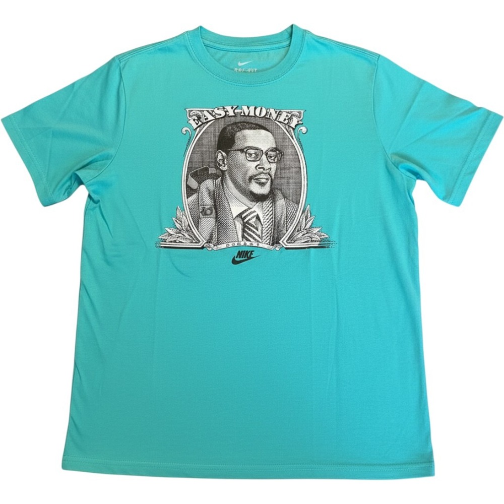 Nike Dri-FIT Kevin Durant Easy Money T-Shirt Teal Boys Large Basketball Graphic